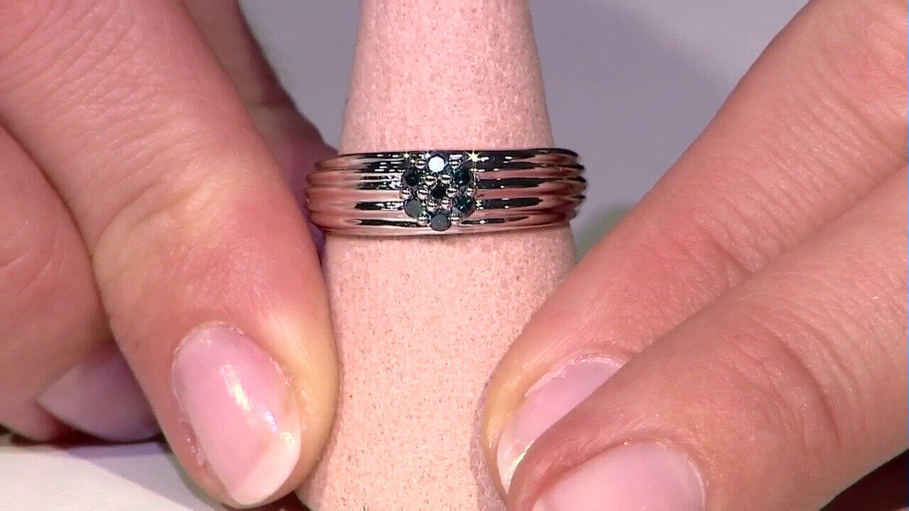 Video I2 (I) Diamond Silver Earrings (de Melo)
