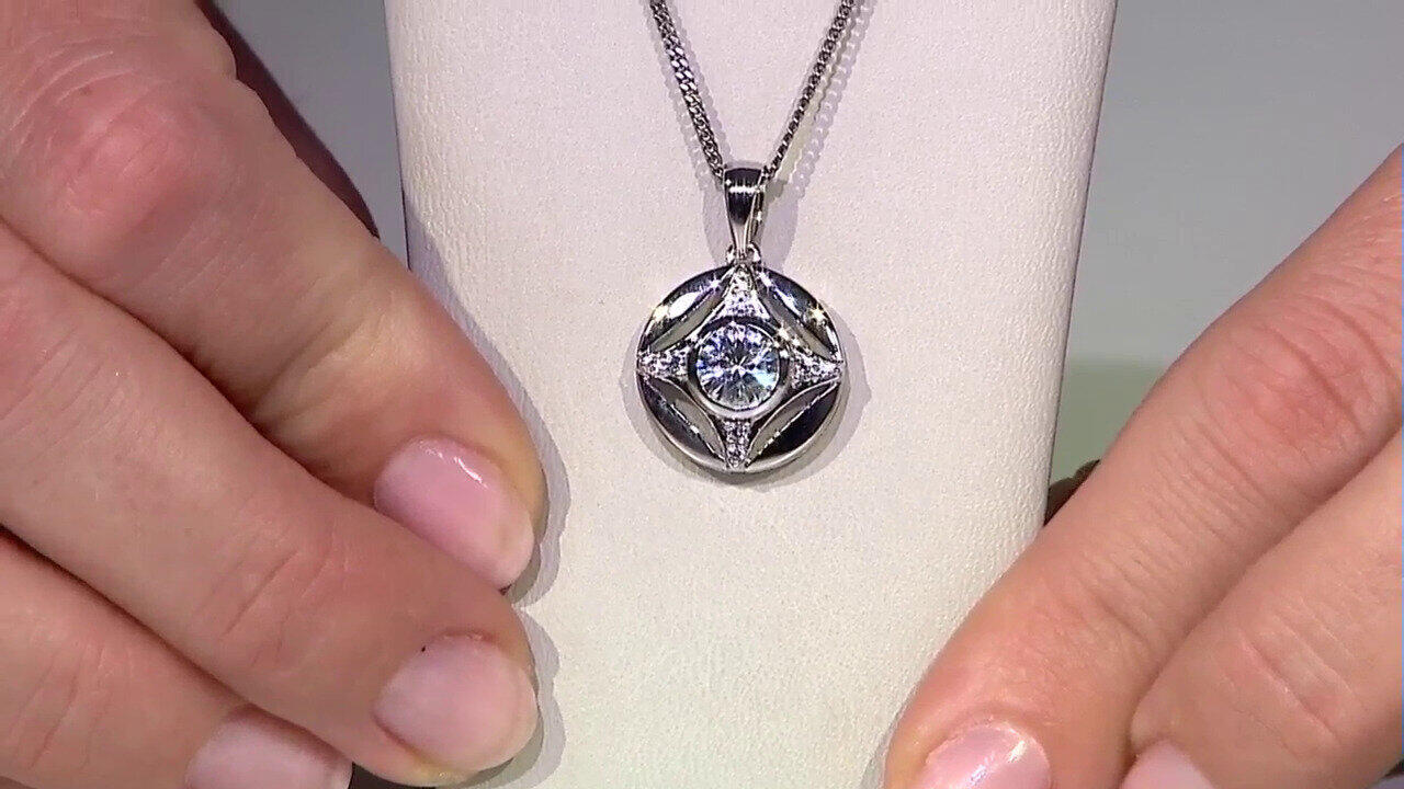 Video Pendentif en argent et Zircon