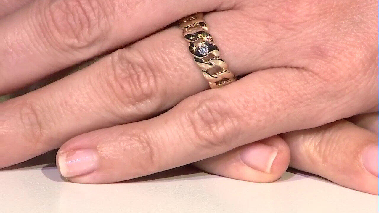 Video Anillo en plata con Diamante SI1 (G) (Annette)