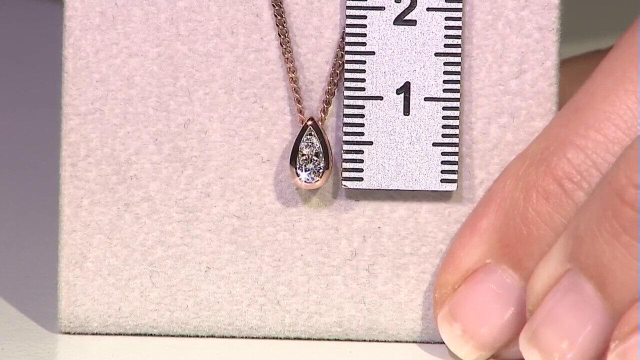Video Pendentif en or et Diamant SI1 (G) (Annette)
