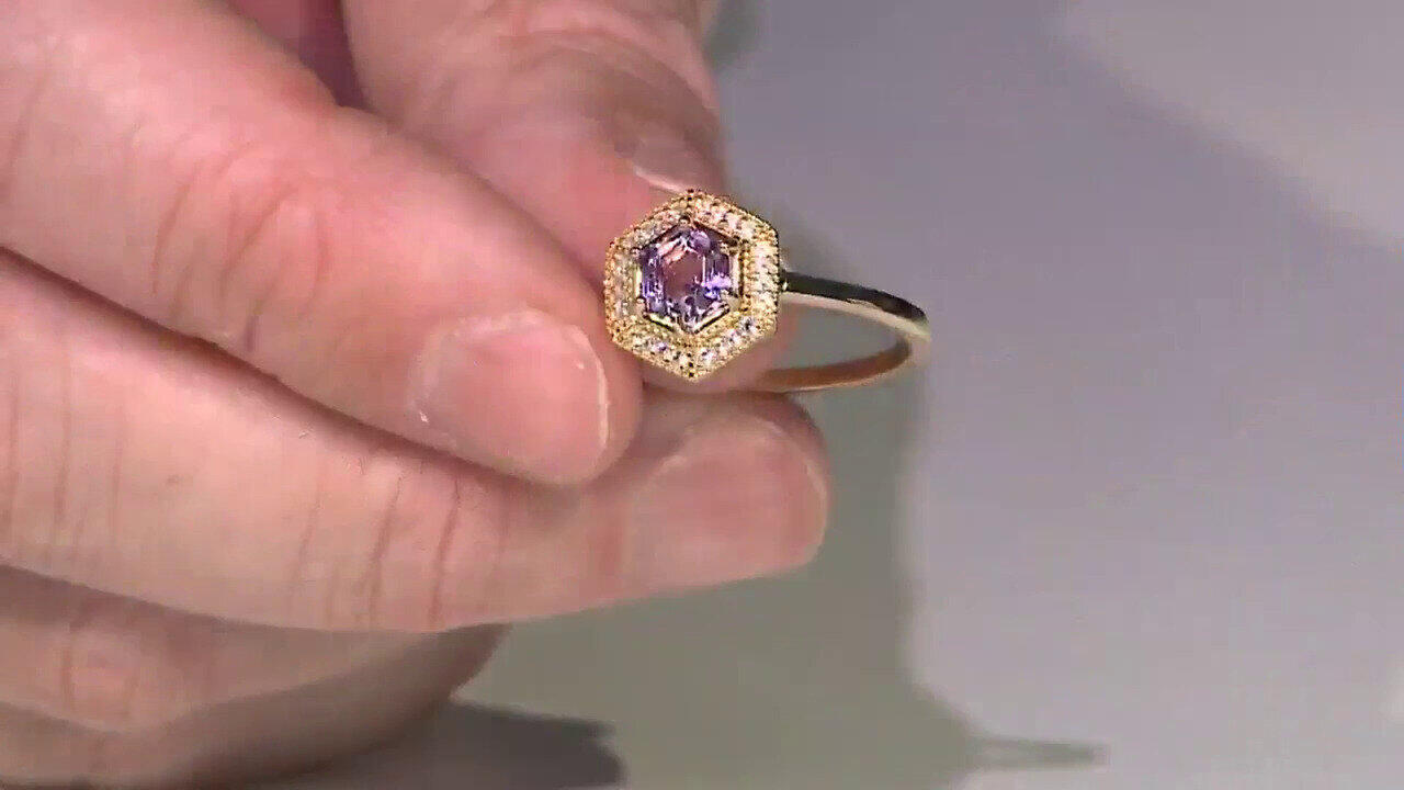 Video Anello in argento con Ametista