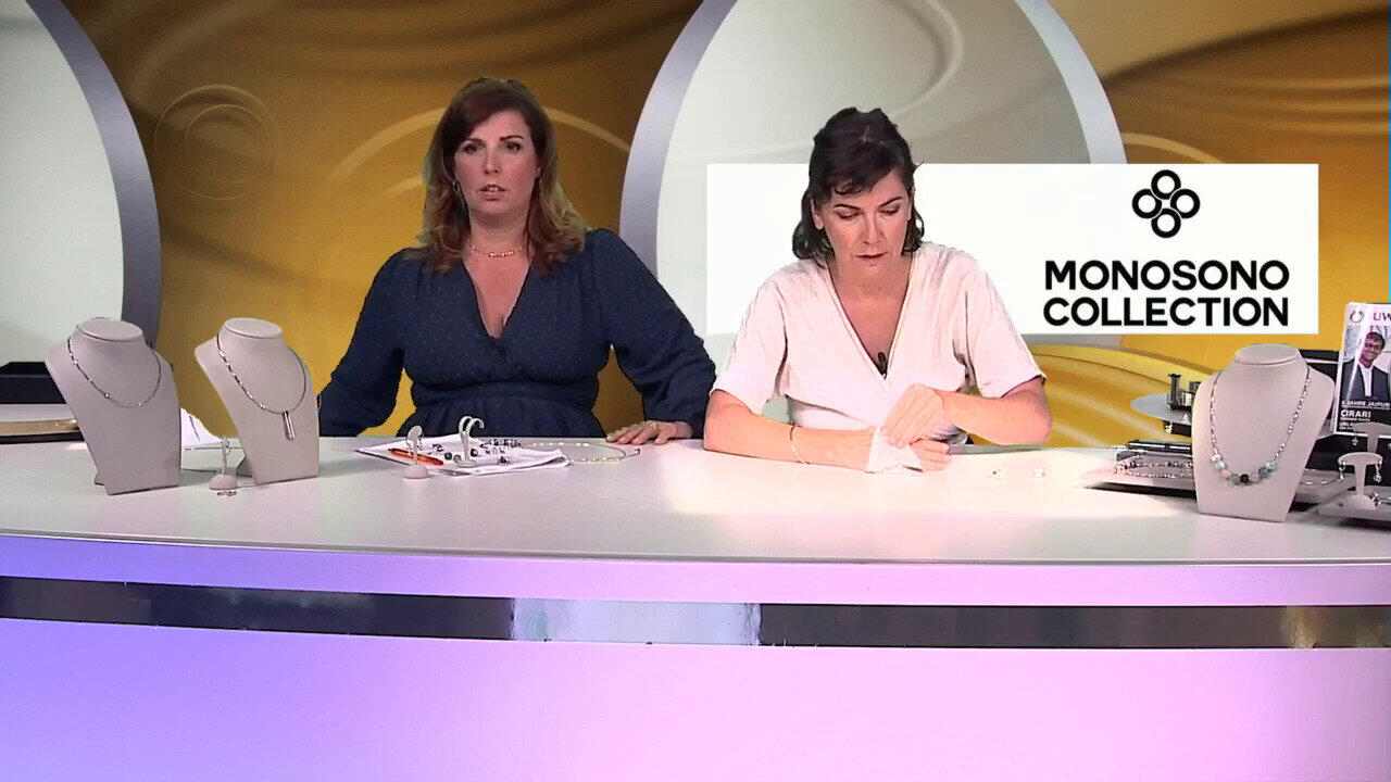Video Ciondolo in argento con Quarzo verde pastello (MONOSONO COLLECTION)