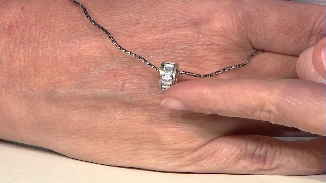 Video Sky Blue Topaz Silver Pendant (MONOSONO COLLECTION)