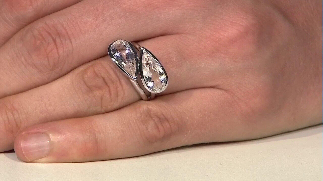 Video Anello in argento con Danburite (de Melo)