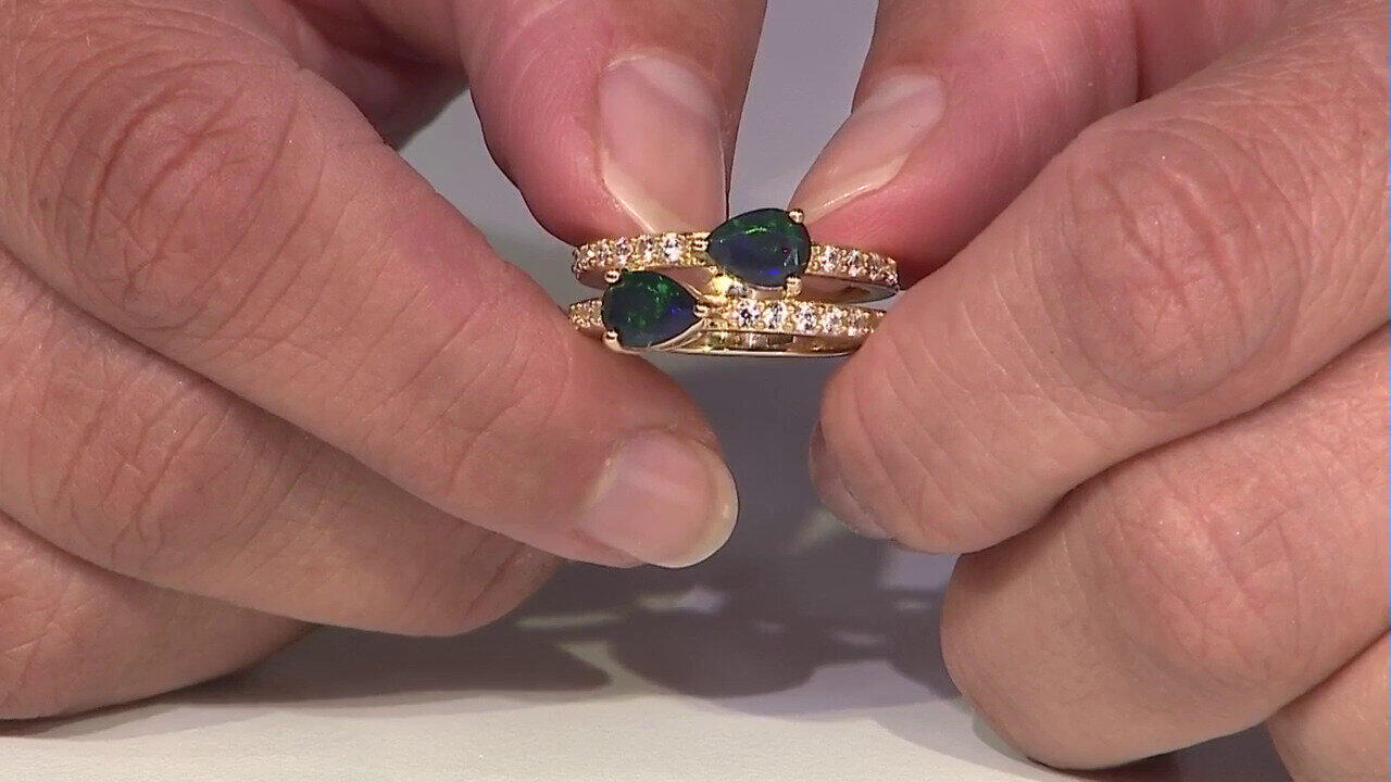 Video Anillo en plata con Ópalo de Mezezo (Adela Silber)