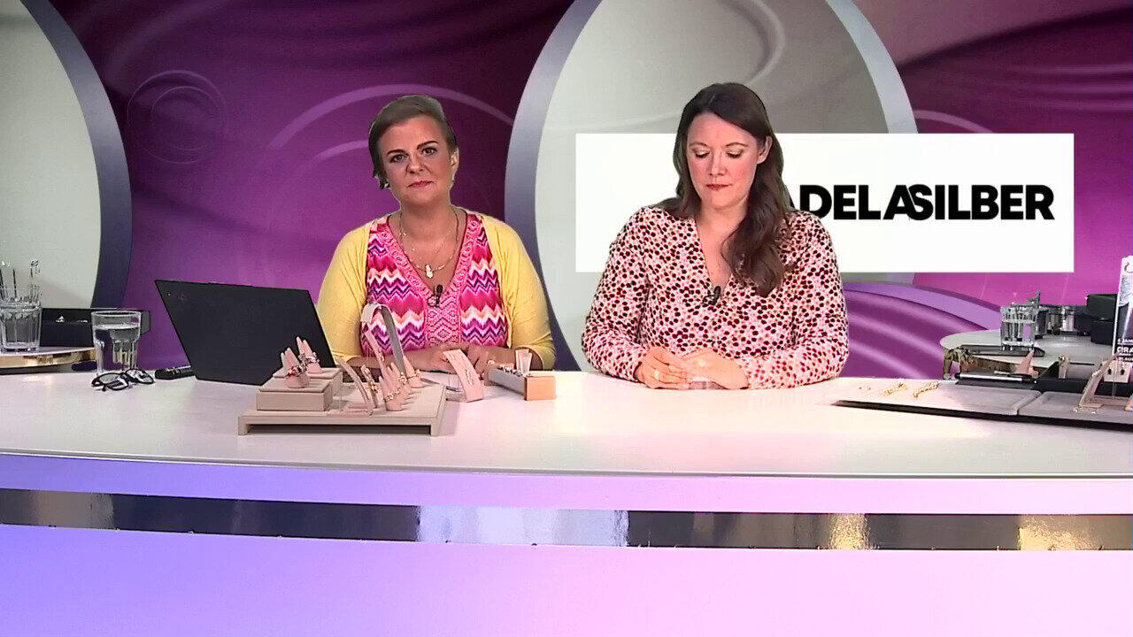 Video Anello in argento con Zircone (Adela Silber)