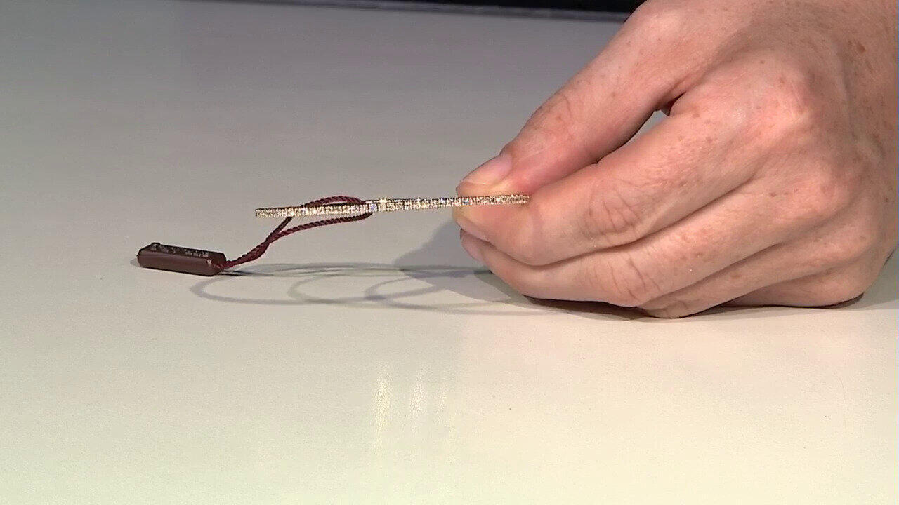 Video Brazalete en oro con Diamante SI1 (H) (CIRARI)