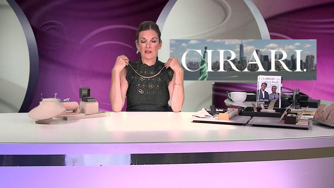 Video Collana in oro con Diamante Fancy SI2 (CIRARI)