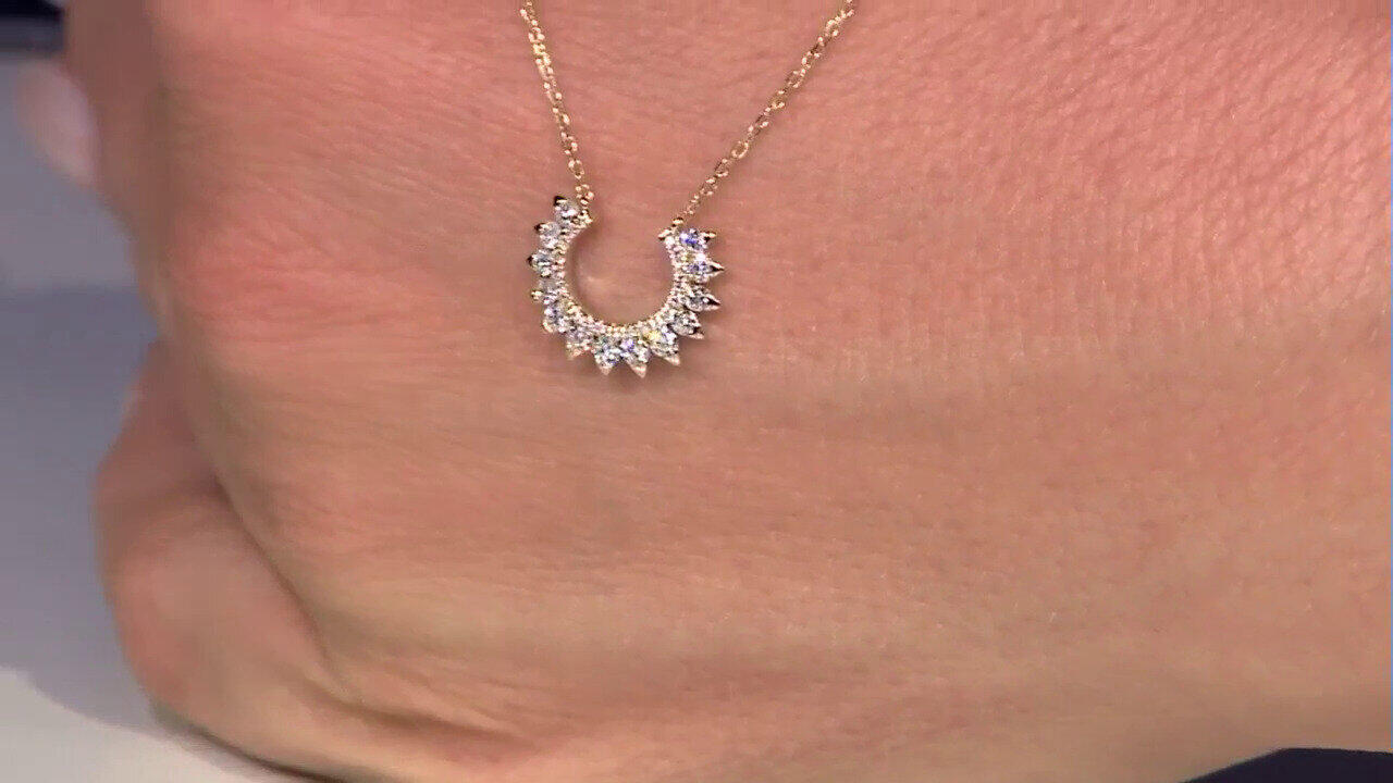 Video Collier en or et Diamant SI1 (H) (CIRARI)