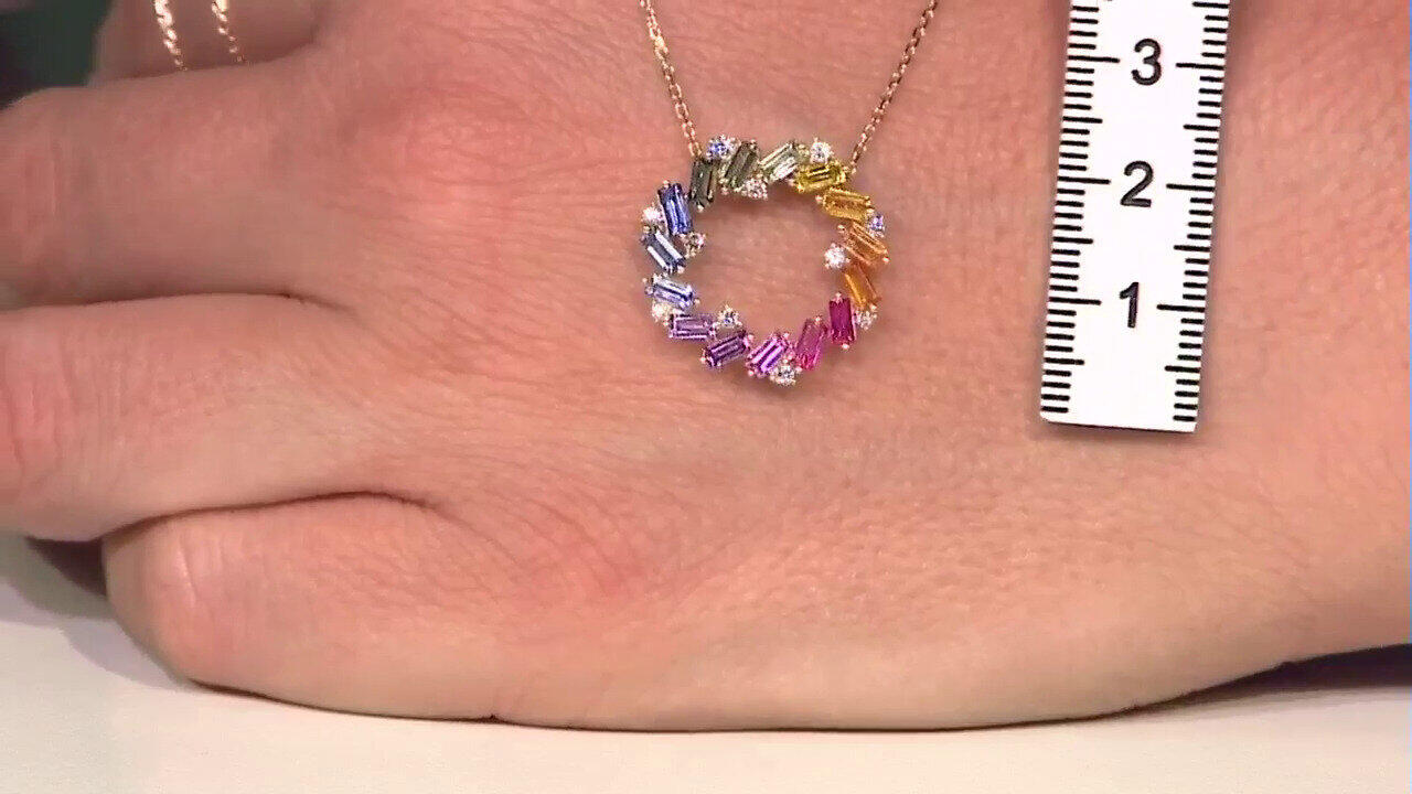 Video Collier en or et Saphir (CIRARI)