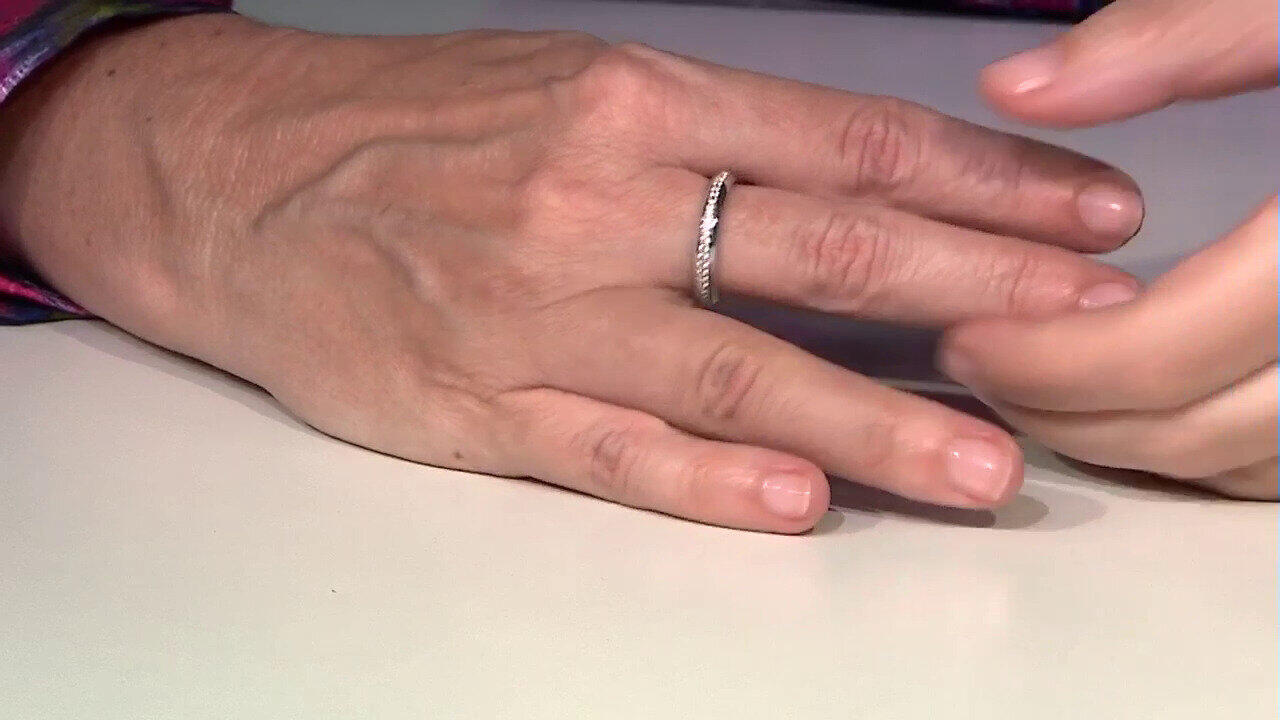 Video Zircon Silver Ring