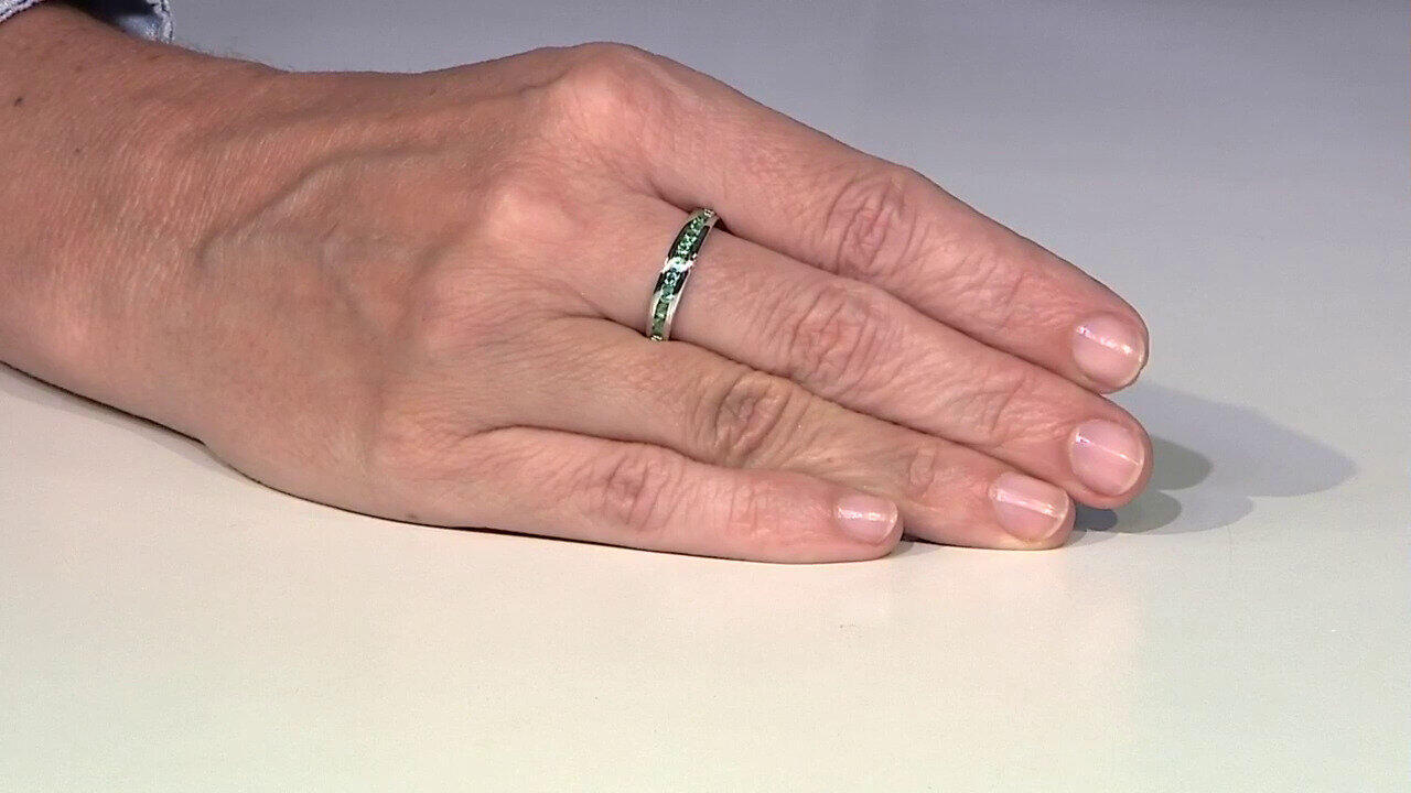 Video Bague en argent et Emeraude de Zambie