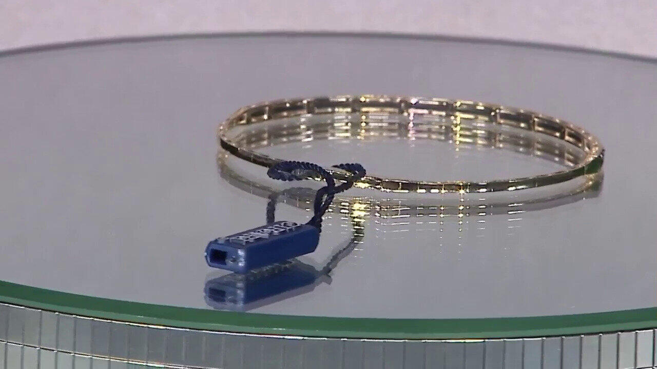 Video Bracciale in oro con Zaffiro Ceylon Blu (CIRARI)