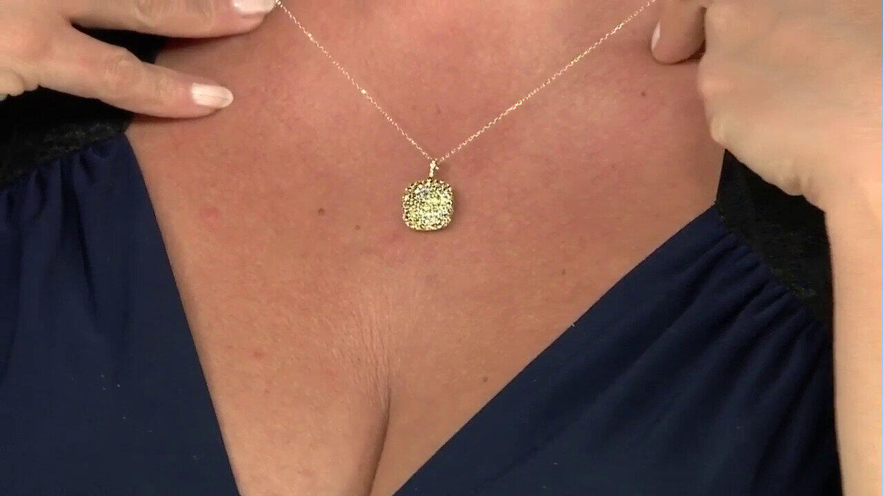 Video Collana in oro con Diamante Fancy SI2 (CIRARI)