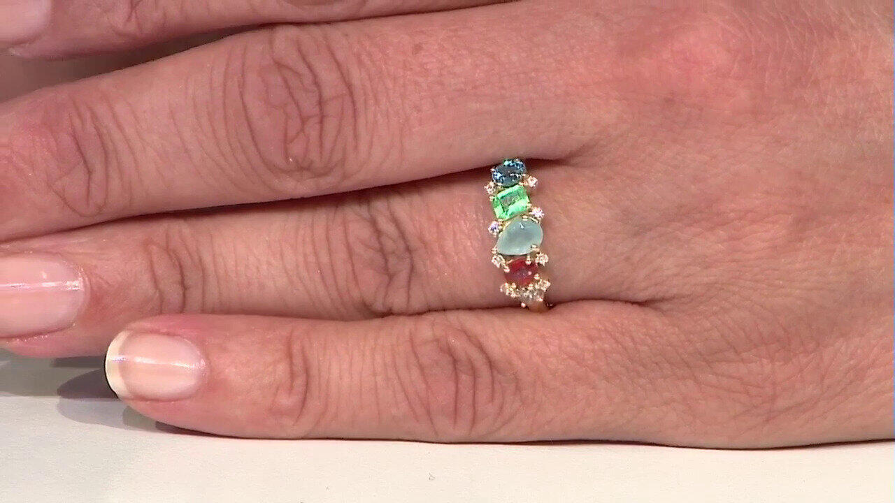Video Anello in oro con Grandidierite