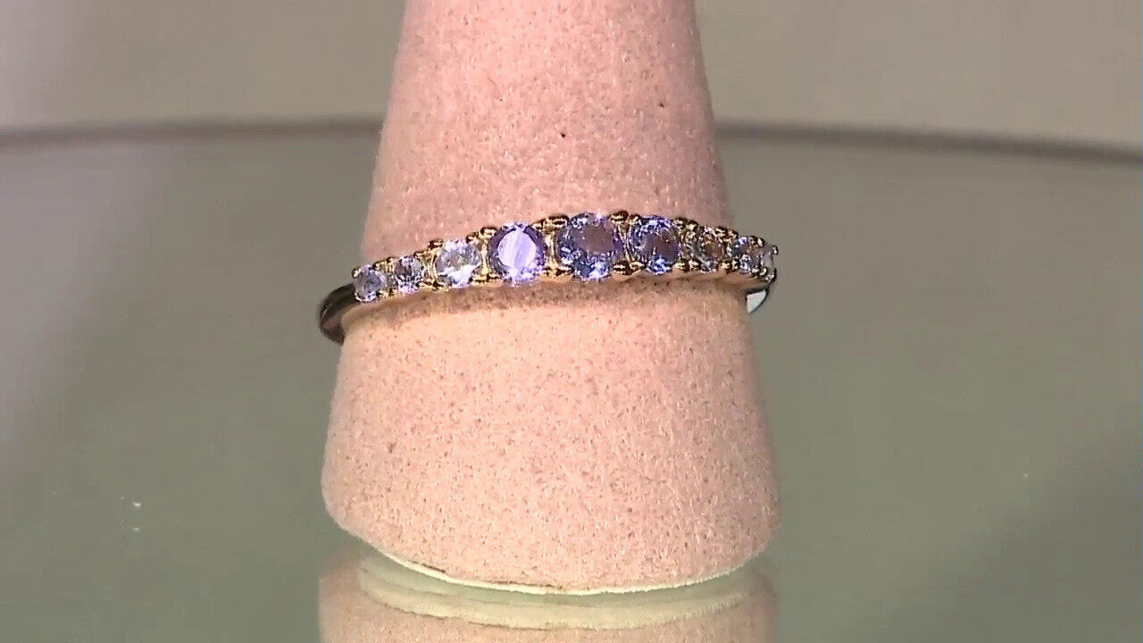 Video Collier en argent et Grenat du Mozambique (Riya)