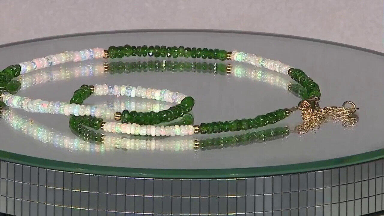 Video Collana in argento con Opale di Welo