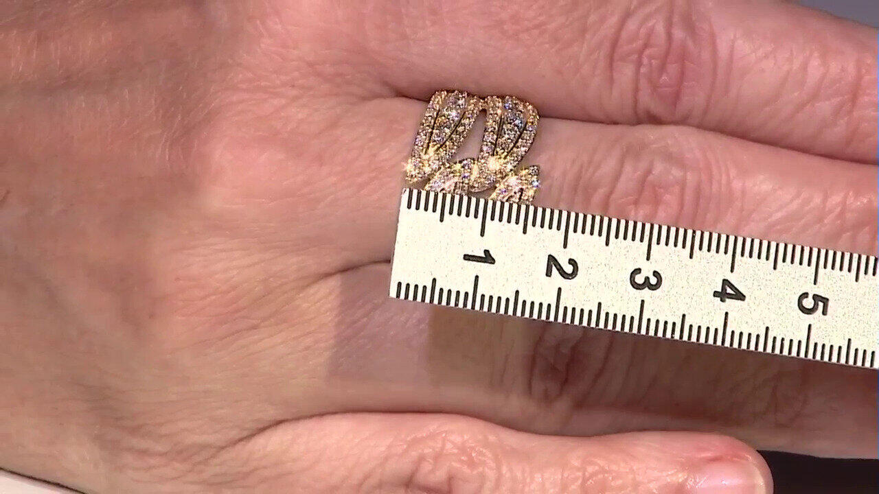 Video Bague en or et Diamant SI1 (G) (Annette)