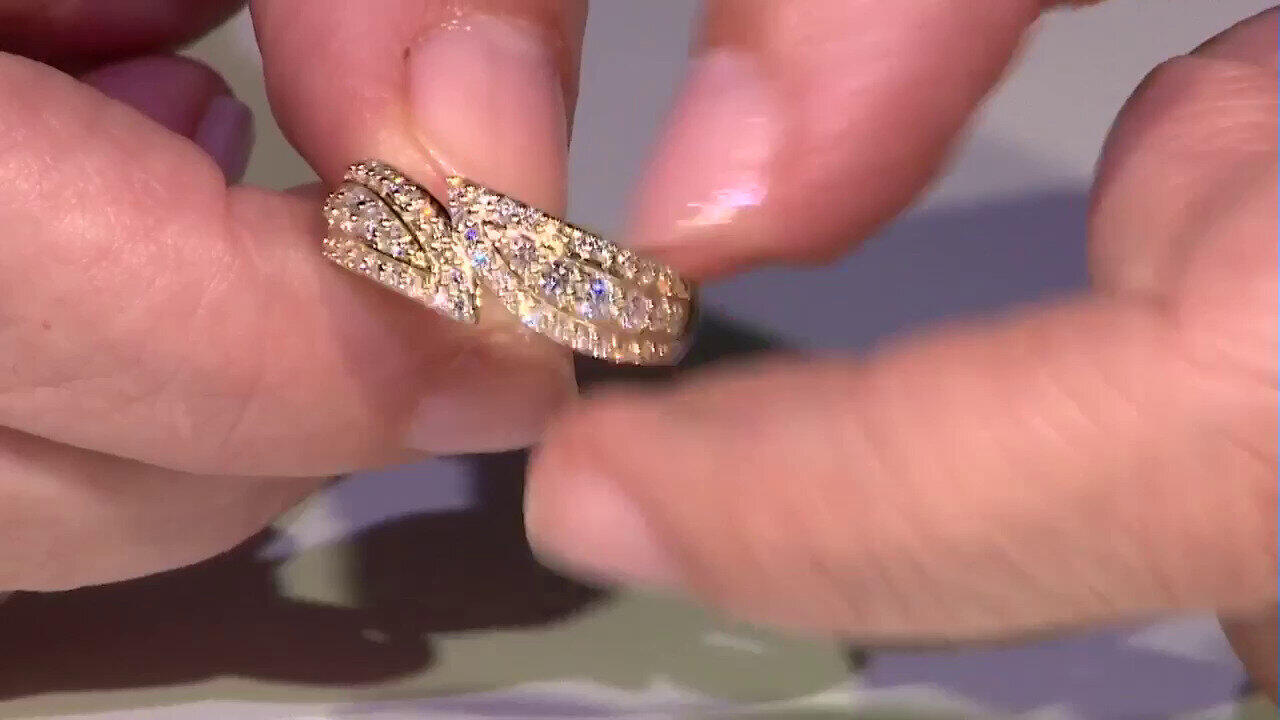 Video Anello in oro con Diamante SI1 (G) (Annette)