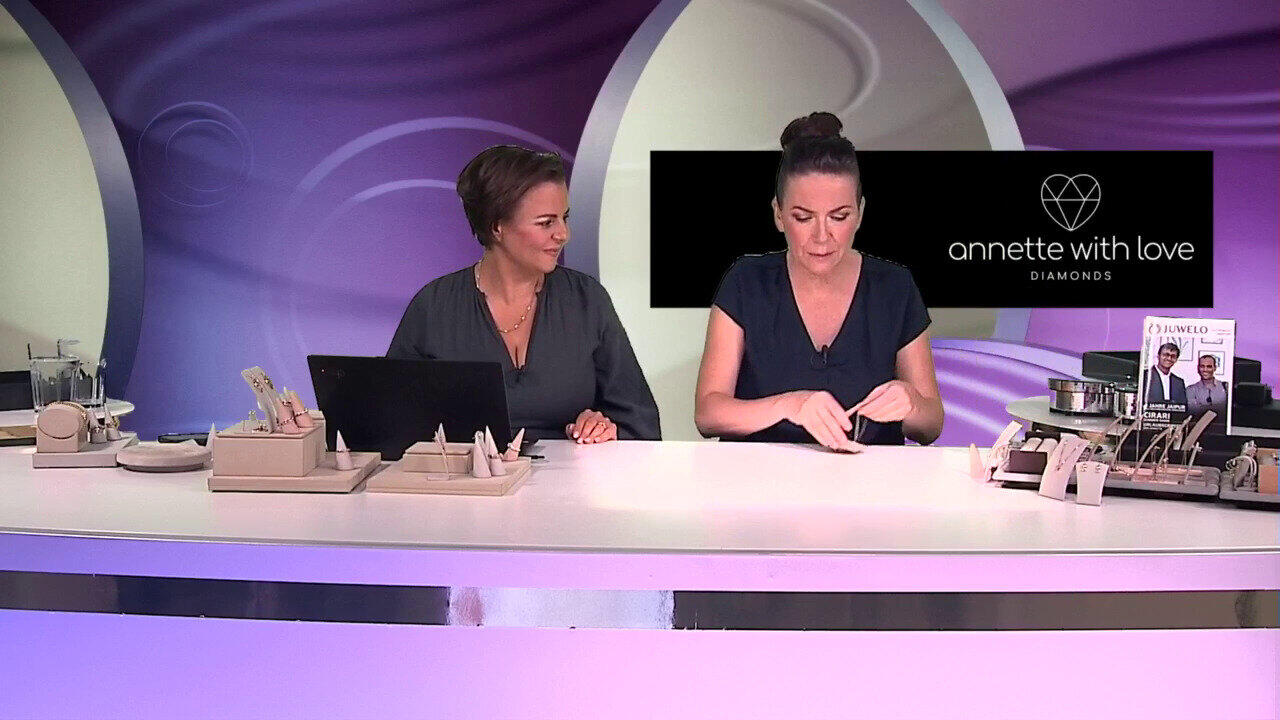 Video Colgante en oro con Diamante rosa de Francia de Argyle SI1 (Annette)
