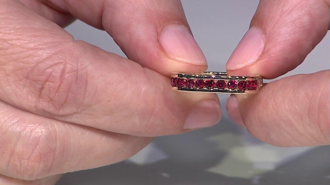 Video Edelroter Spinell-Goldring (Ornaments by de Melo)