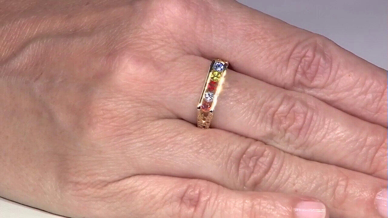 Video Anillo en oro con Zafiro (Ornaments by de Melo)