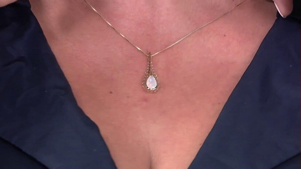 Video Ciondolo in oro con Opale di Welo (Ornaments by de Melo)
