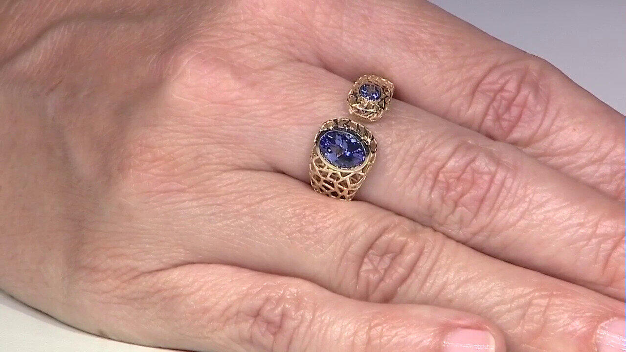 Video Anillo en oro con Tanzanita (Ornaments by de Melo)