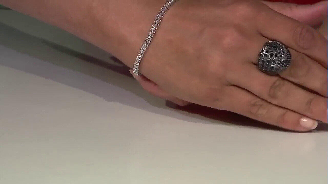Video Weißer Topas-Silberarmband (Adela Silber)
