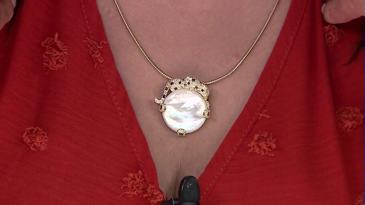 Video Collana in argento con Madreperla (Adela Silber)