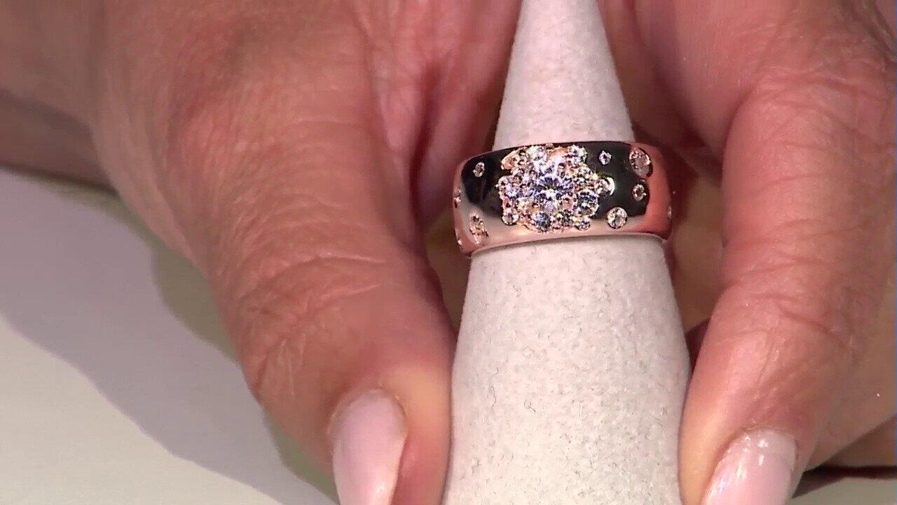 Video Anello in argento con Zircone (Adela Silber)