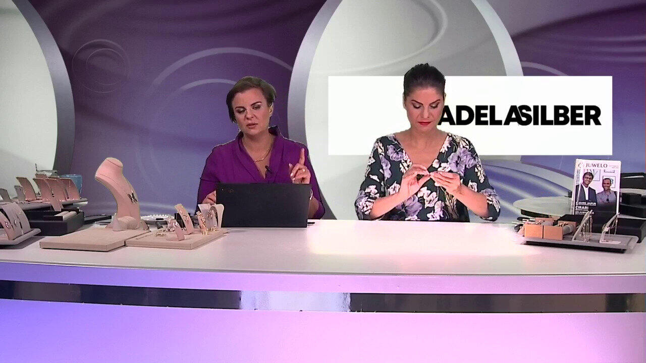 Video Anillo en plata con Topacio blanco (Adela Silber)