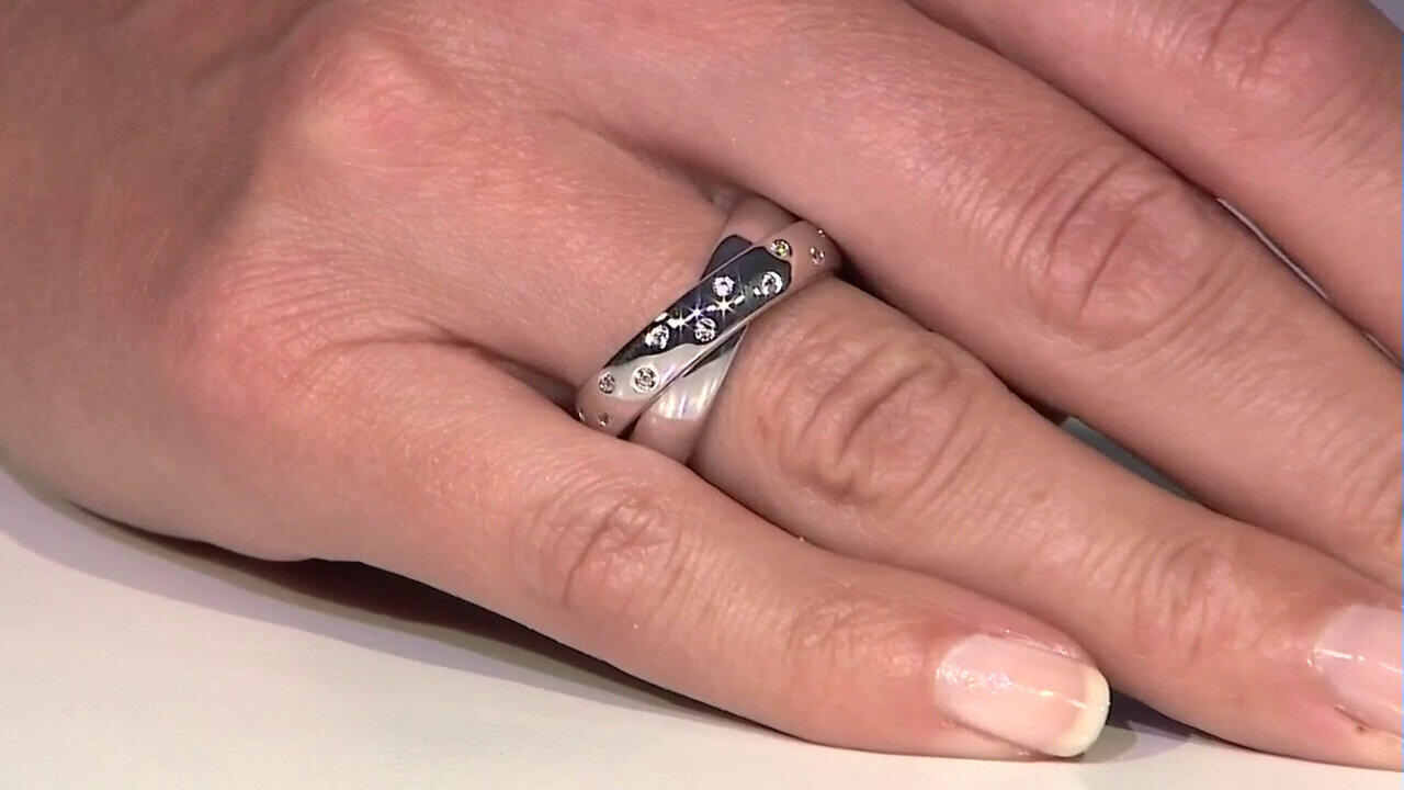 Video Anillo en plata con Zircón (Adela Silber)