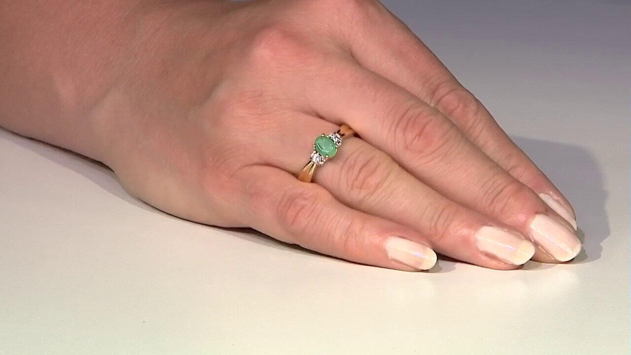 Video Bague en argent et Emeraude de Socoto