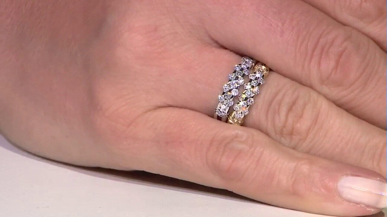 Video Gouden ring met Diamanten SI1 (G) (Annette)