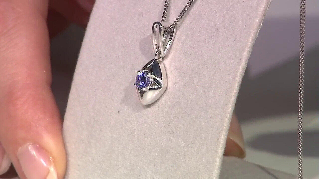 Video Tanzanite Silver Pendant (Pallanova)