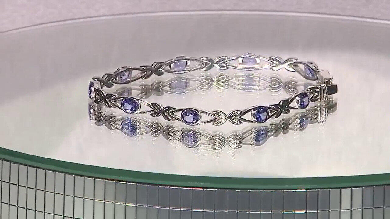 Video Bracciale in argento con Tanzanite (Pallanova)