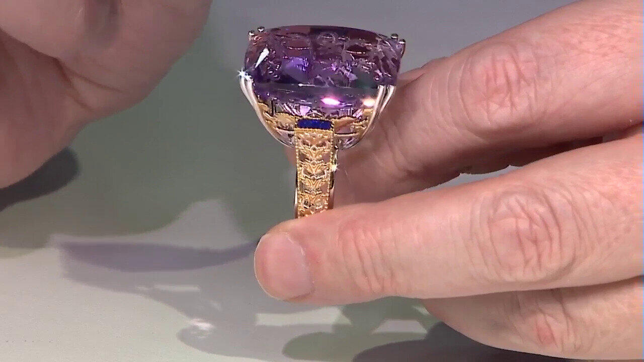 Video Anillo en plata con Amatista (Gems en Vogue)