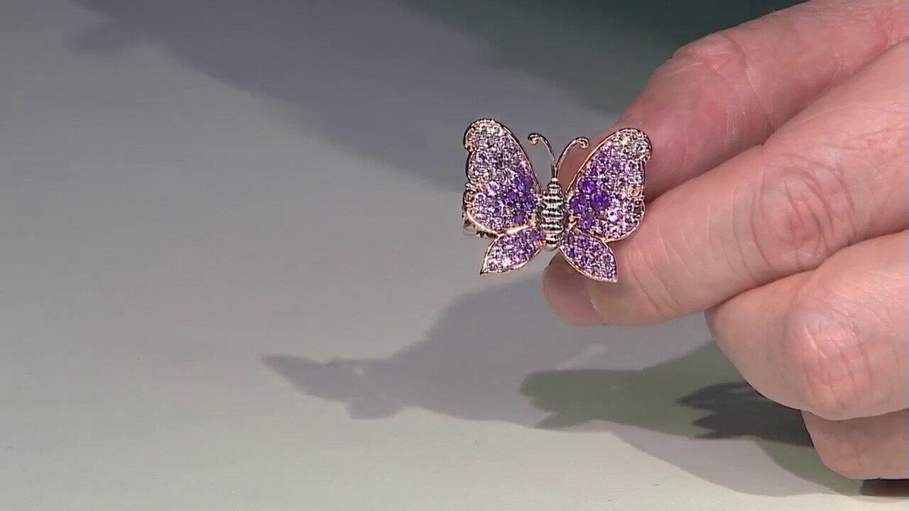 Video Amethyst Silver Ring (Gems en Vogue)