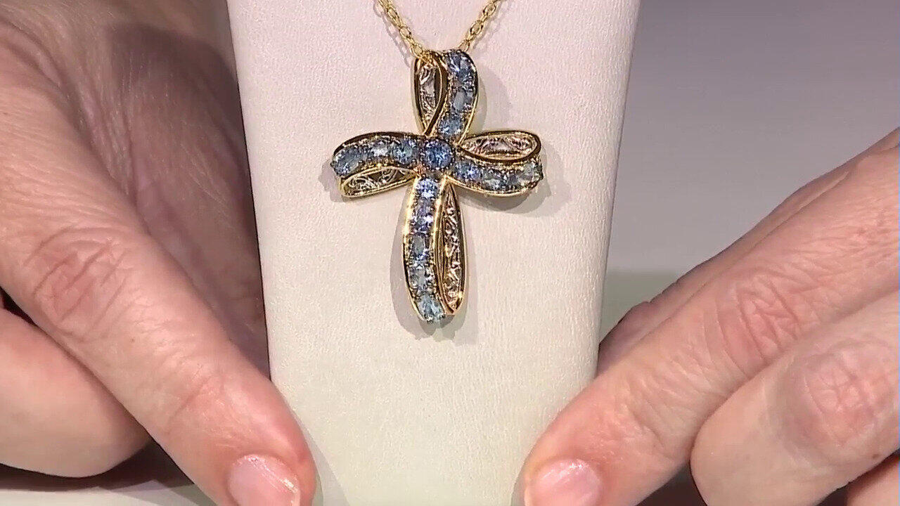 Video Collana in argento con Acquamarina (Gems en Vogue)