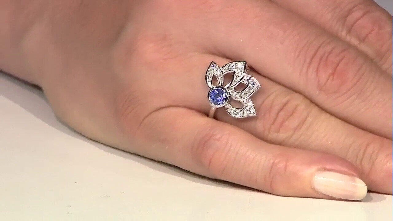 Video Anello in argento con Tanzanite (de Melo)