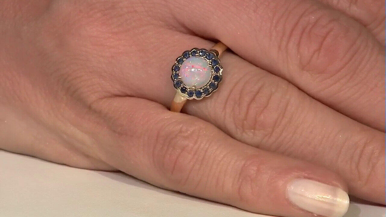 Video Bague en or et Opale Welo AAA (de Melo)