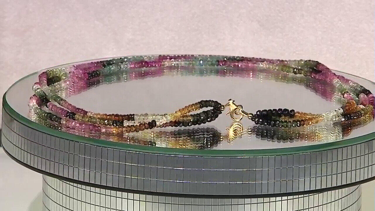 Video Collar en plata con Turmalina