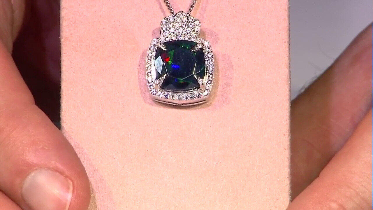 Video Mezezo Opal Silver Pendant
