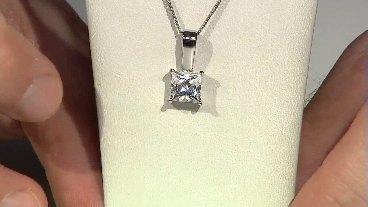 Video Ciondolo in argento con Danburite