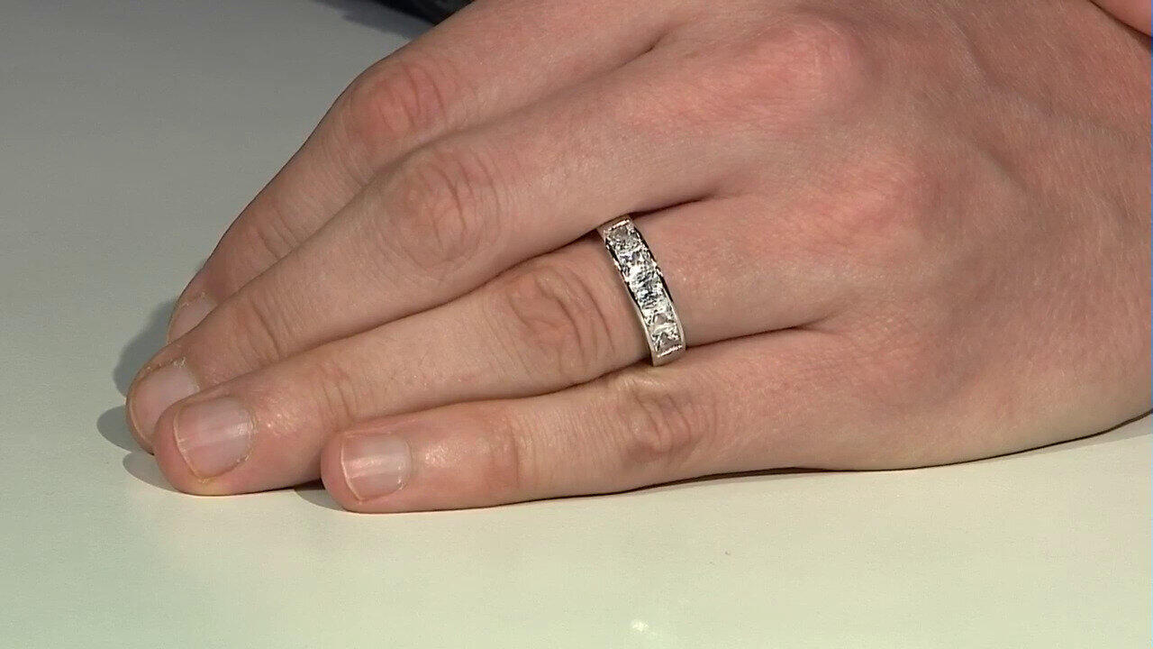 Video Anillo en plata con Danburita