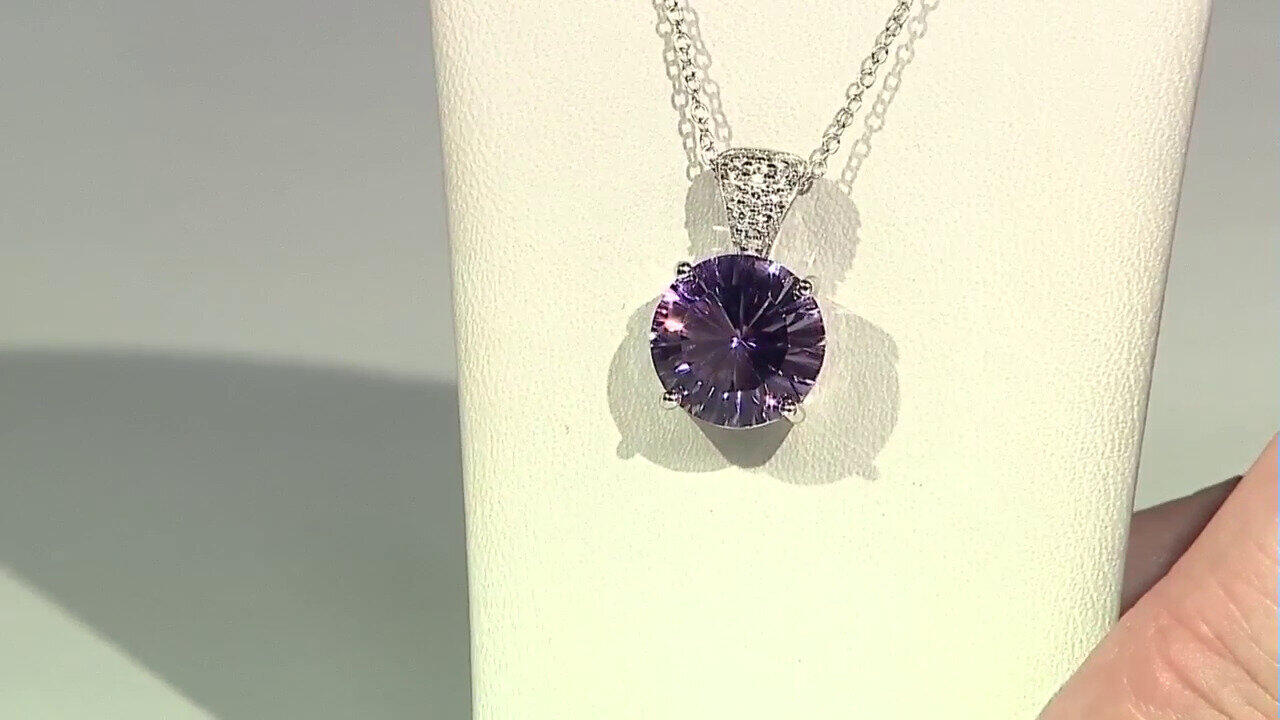 Video Collana in argento con Ametista