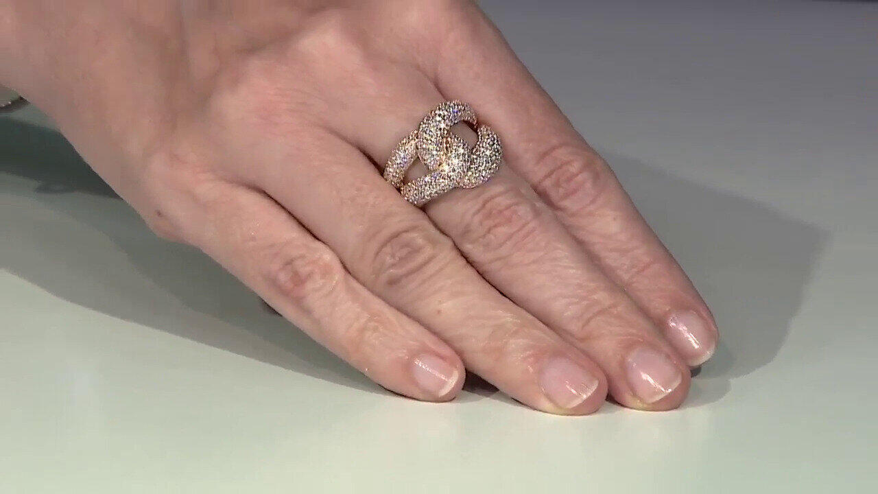 Video Gouden ring met SI1 (H) Diamanten (Nara Jewelry)