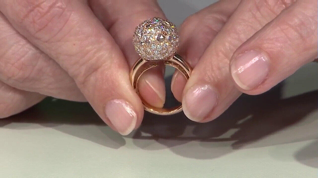 Video SI1 (H) Diamant-Goldring (Nara Jewelry)