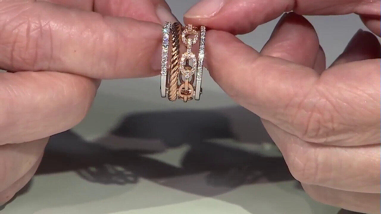 Video Anello in oro con Diamante SI1 (H) (Nara Jewelry)
